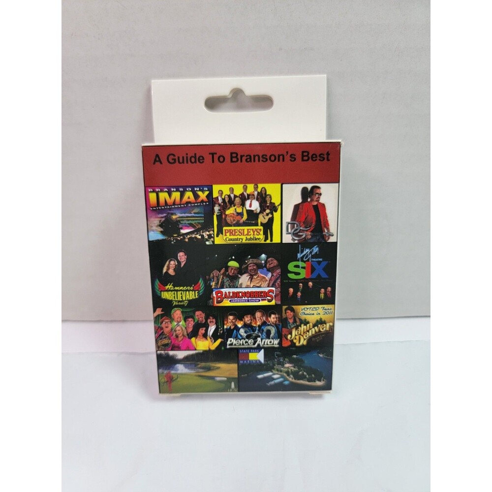 Branson Missouri Souvenir Playing Cards 52 Card Deck Local Attractions New Open